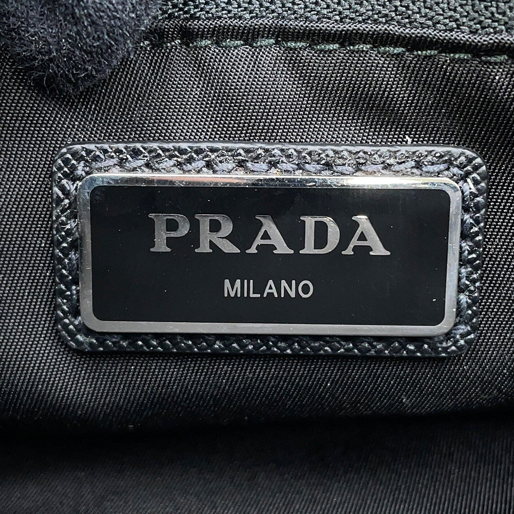 PRADA Technical Fabric Crossbody Shoulder Bag Black2VH043 Nylon