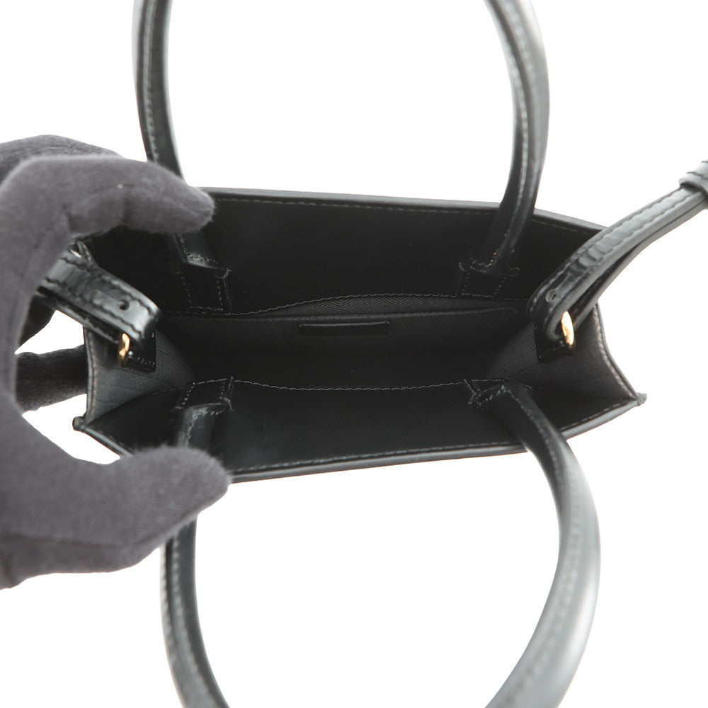LOEWE Standard A5 Tote 2-Way Bag BlackA933S30X01 Calf Leather