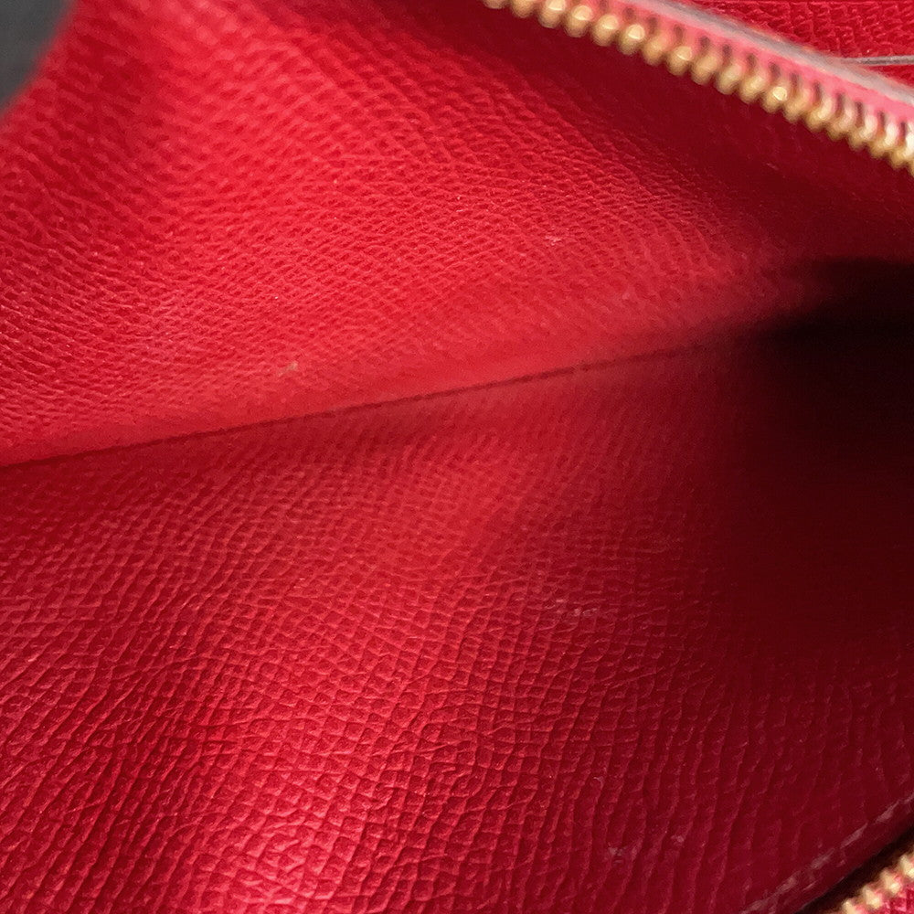 HERMES Kelly wallet long Rouge Grenat Epsom