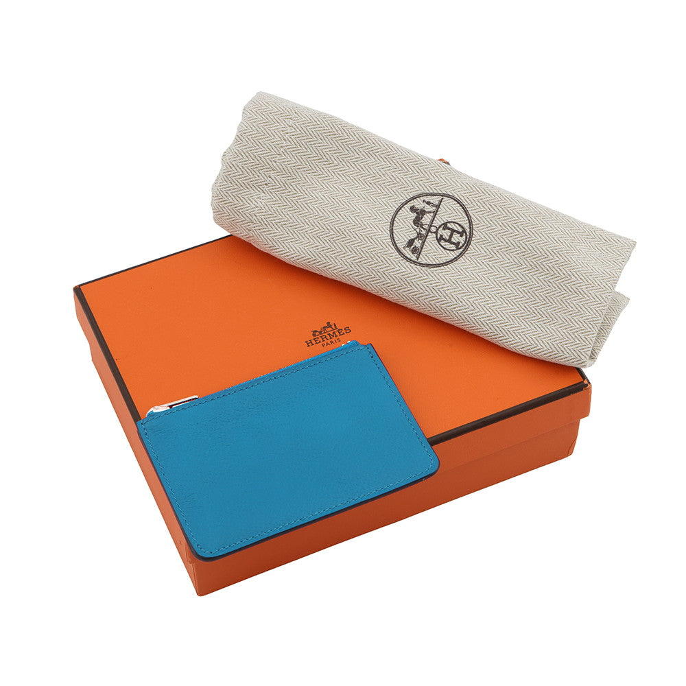 HERMES Roulis Roulis Slim Blue Nuit/Blue Zanzibar Evercolor