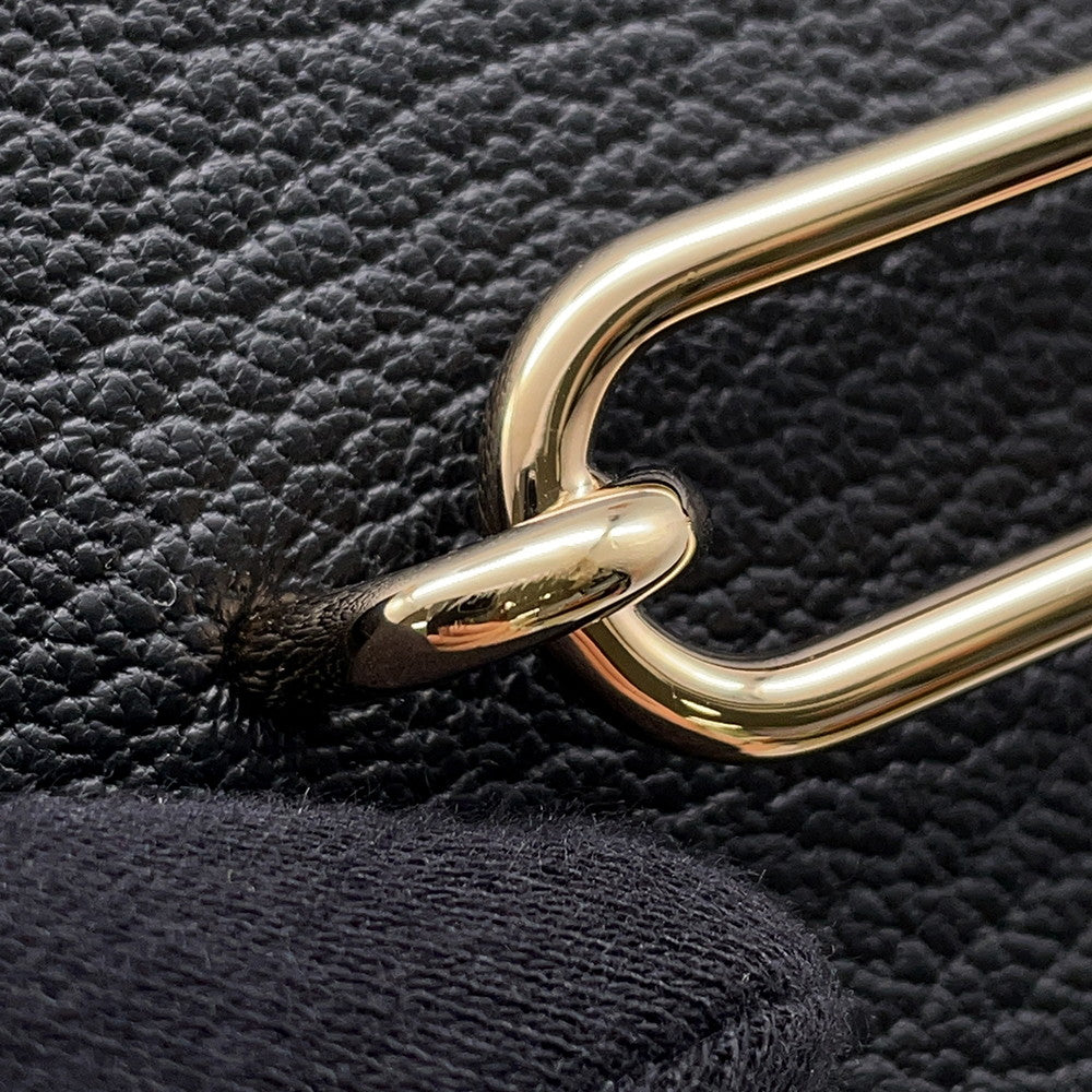 HERMES Roulis Roulis Slim Black Chevre Myzore Goatskin