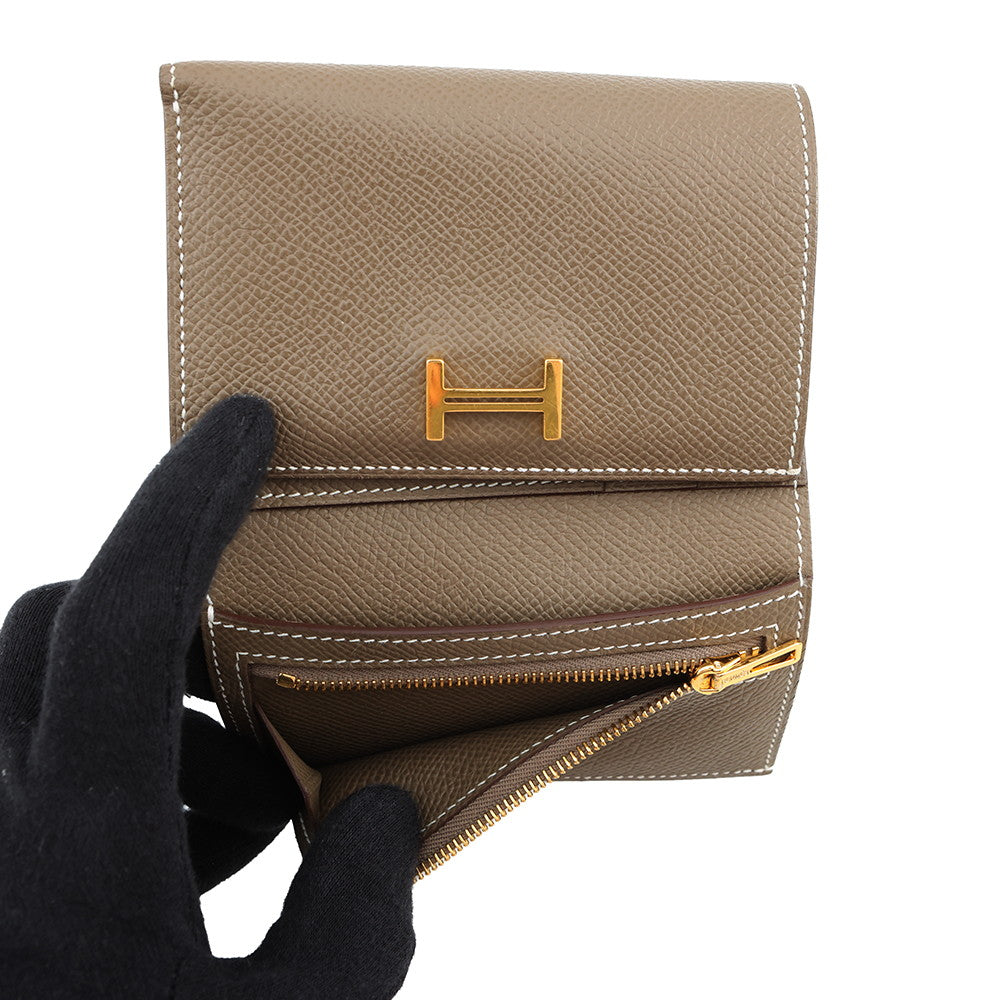 HERMES Bean combine Etoupe Epsom