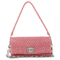 MIUMIU Nappa Crystal Shoulder Bag PinkRP0233 Leather