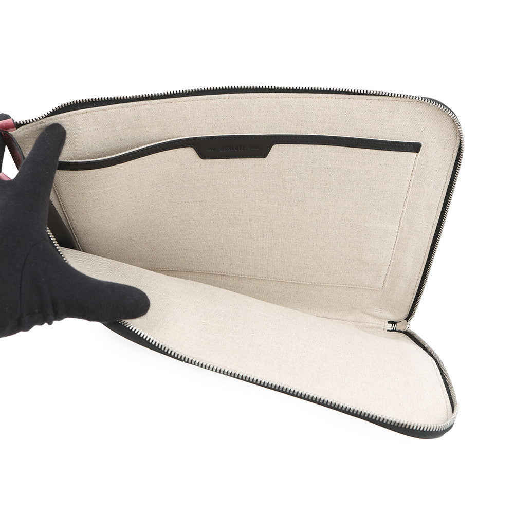 Berluti Calligraphy Nino Brown/Pink Leather Size TGM