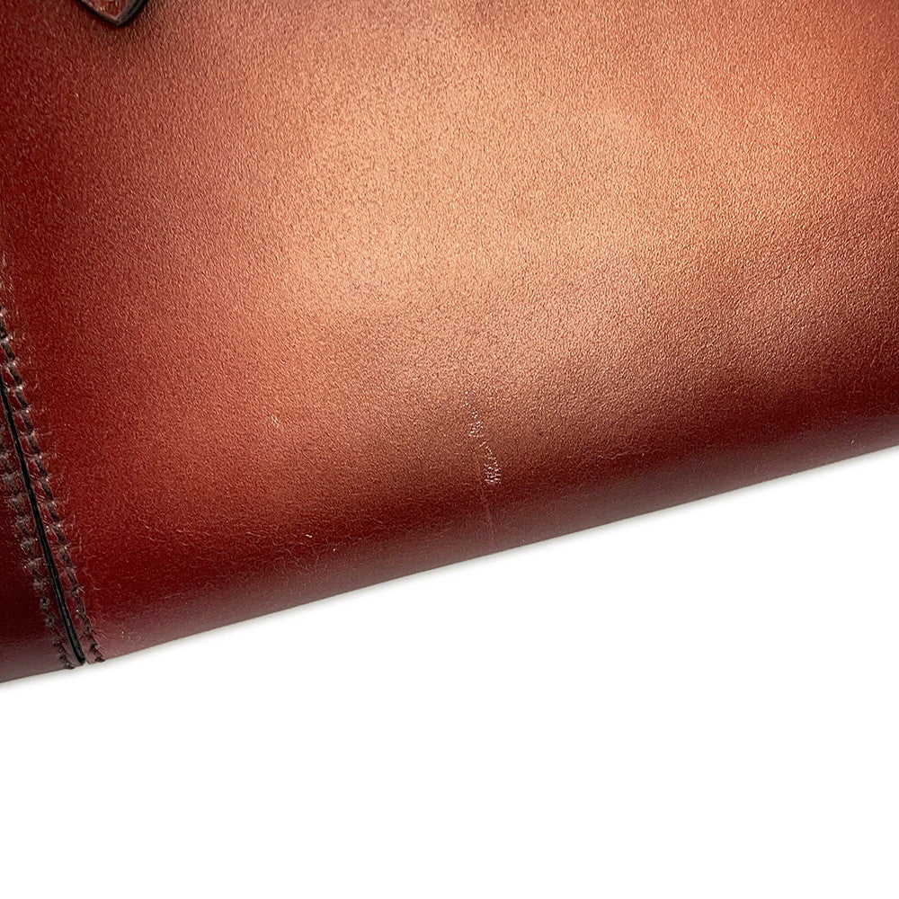 Berluti Calligraphy Nino Brown/Pink Leather Size TGM