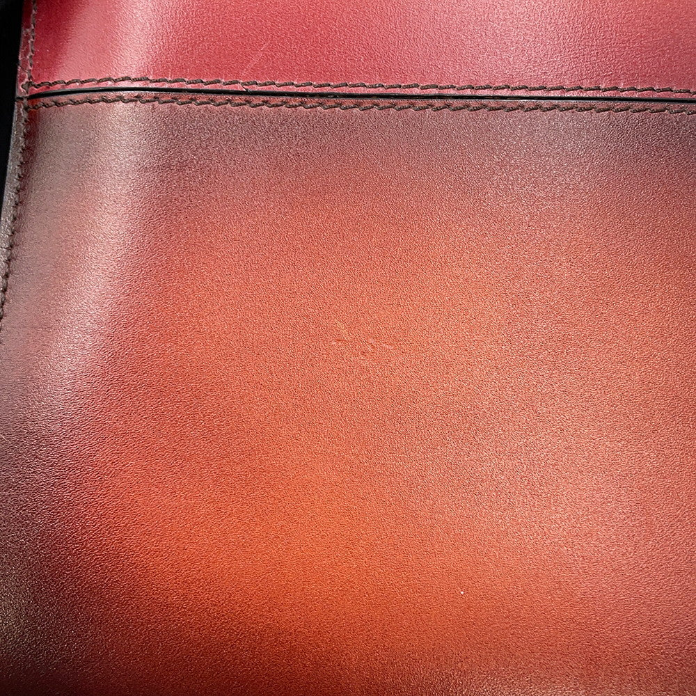 Berluti Calligraphy Nino Brown/Pink Leather Size TGM