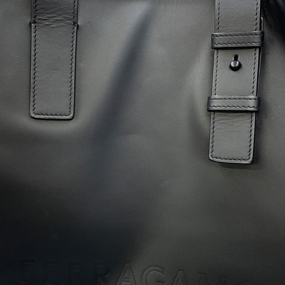 Ferragamo East-West Tote Bag Black241434 769587 Leather