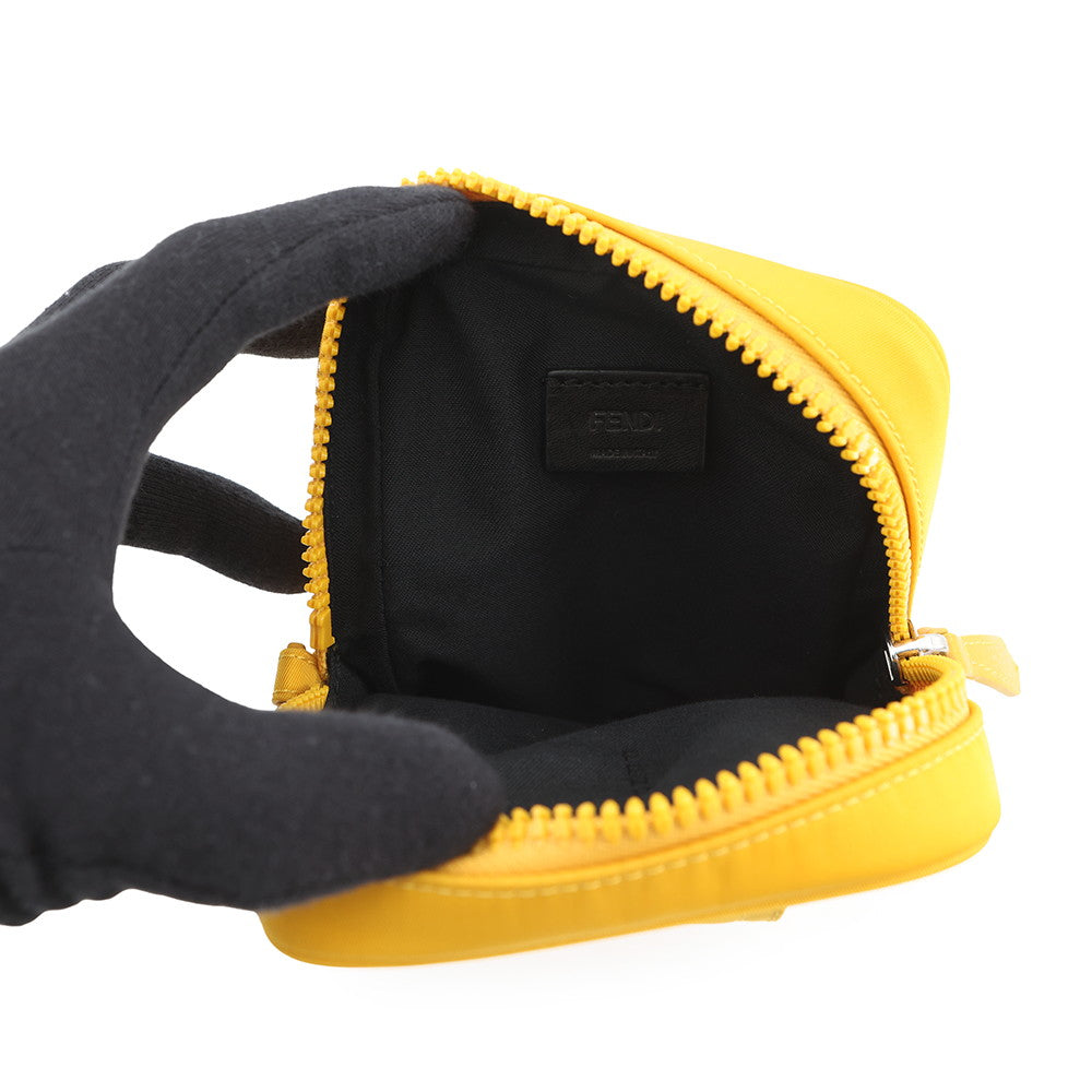 FENDI Baguette Phone Pouch Yellow7AS056 Nylon