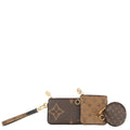 LOUIS VUITTON Pochette・Trio NoirM68756 Monogram Monogram / Giant Monogram Reverse Canvas