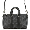LOUIS VUITTON Keepall Bandouliere NoirM46271 Monogram Eclipse Monogram Eclipse Reverse Size 25