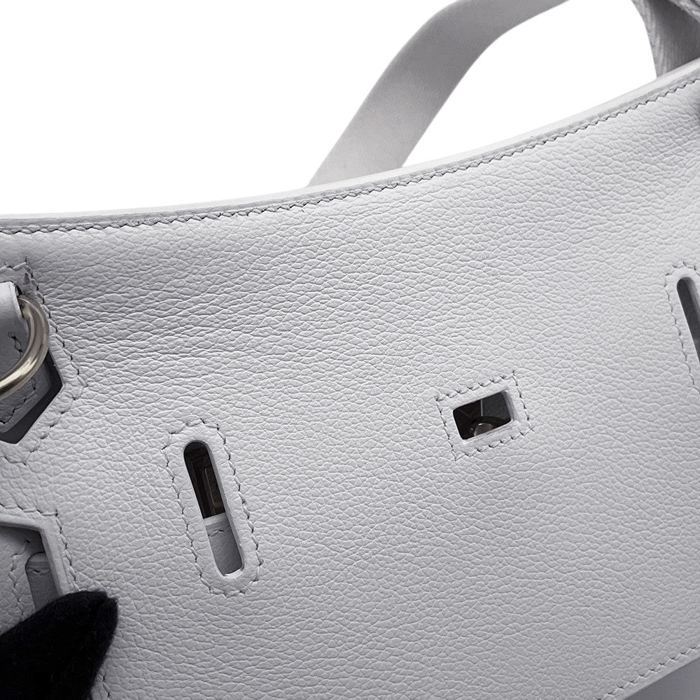 HERMES Jypsiere New White Evercolor Size Mini
