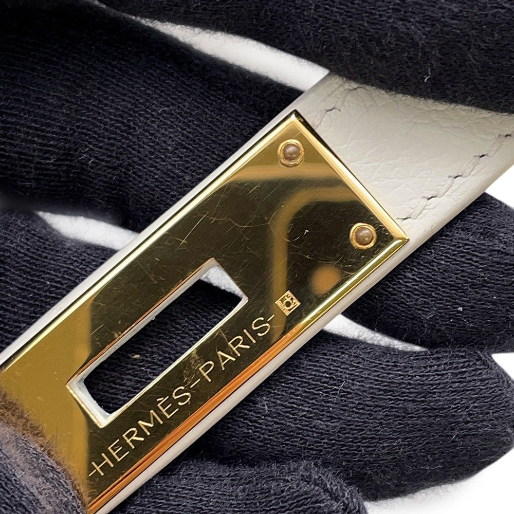 HERMES Jypsiere New White Evercolor Size Mini