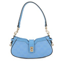 GUCCI GG Canvas Moonside One-Shoulder Bag Light Blue786035 Canvas Leather Size Mini