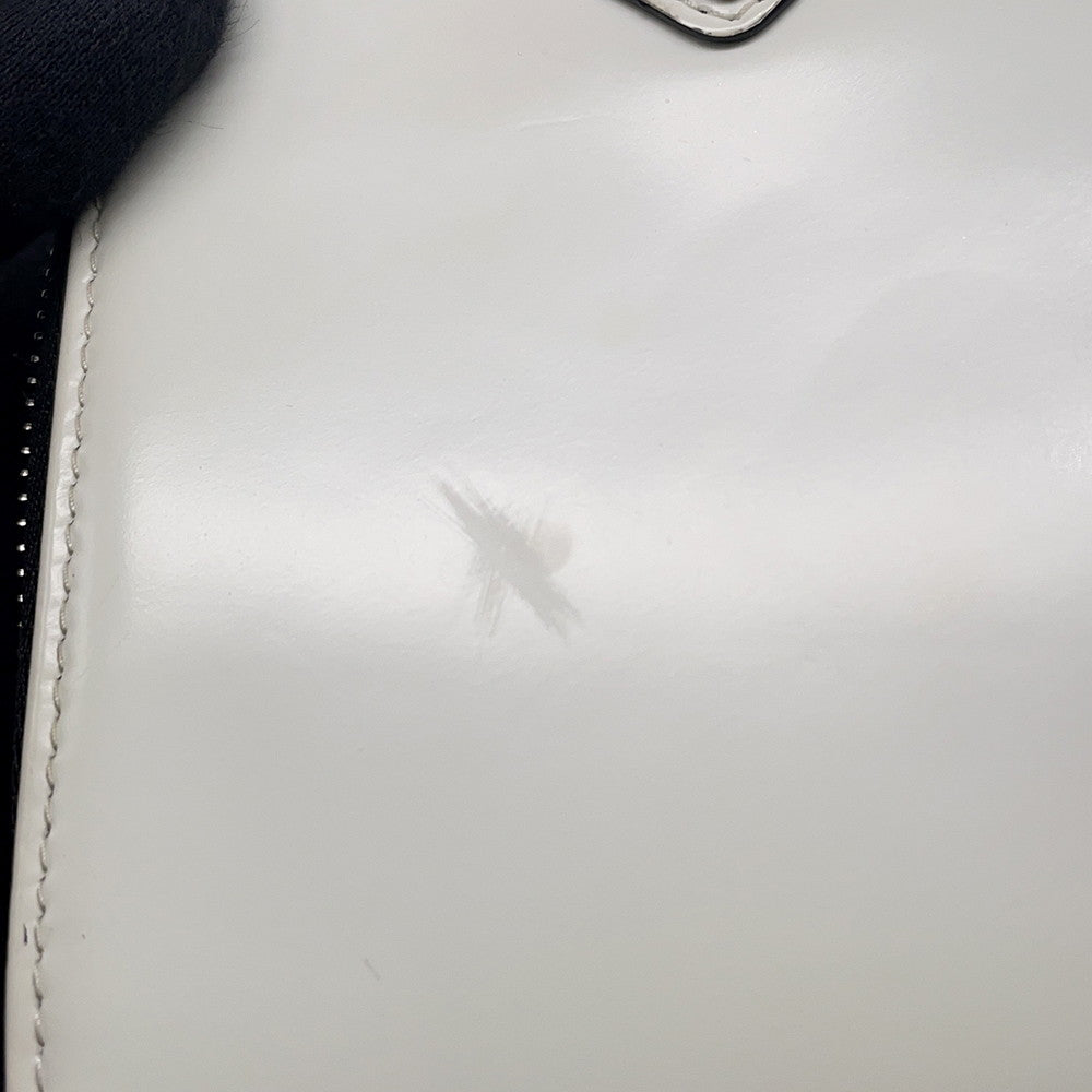 PRADA Triangle Smartphone Shoulder White2ZH126 Leather