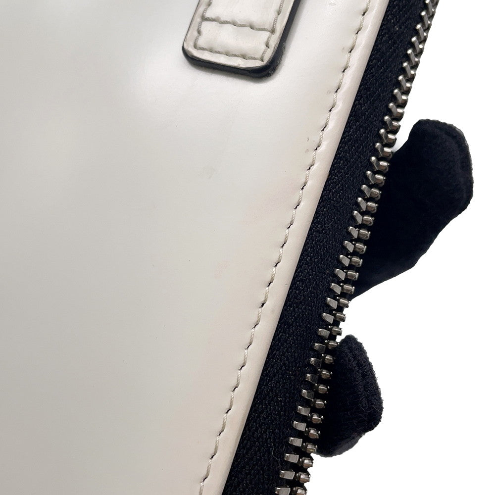 PRADA Triangle Smartphone Shoulder White2ZH126 Leather