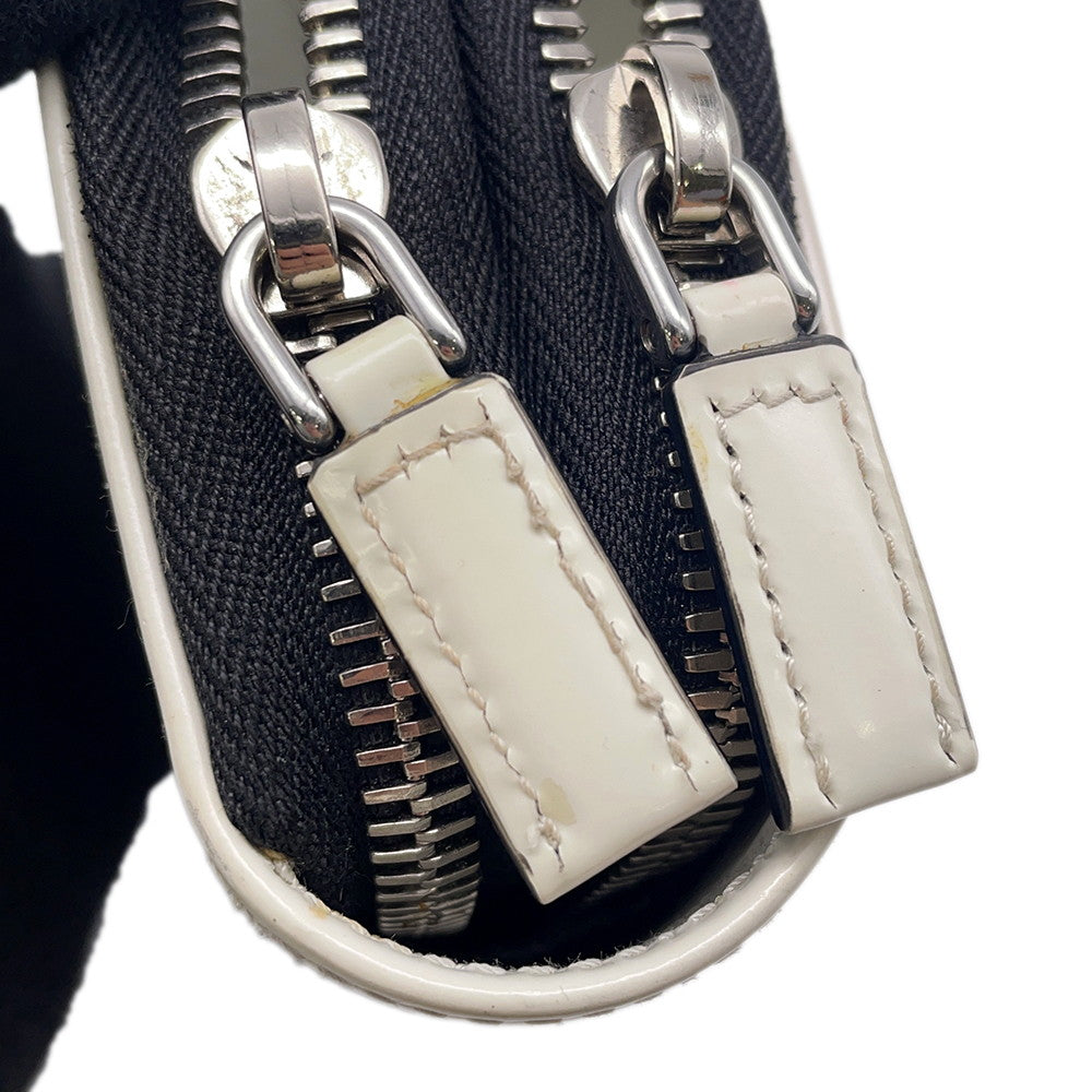 PRADA Triangle Smartphone Shoulder White2ZH126 Leather