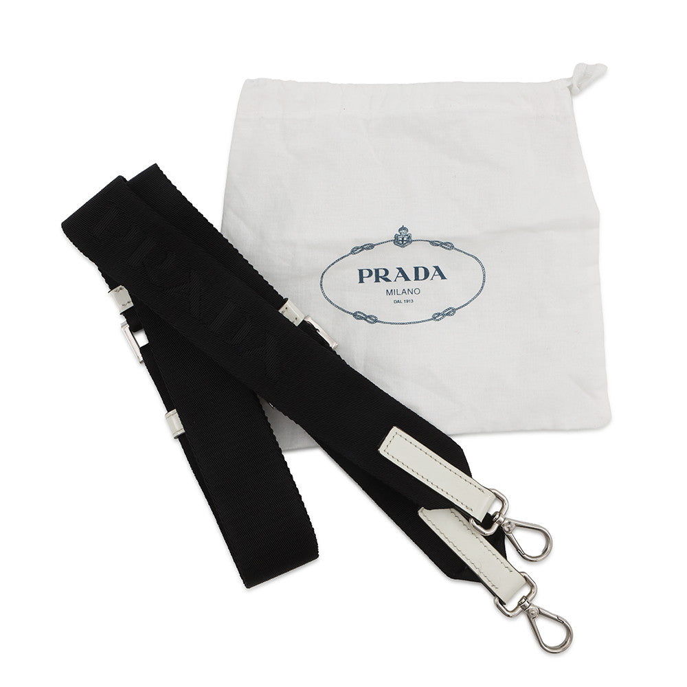 PRADA Triangle Smartphone Shoulder White2ZH126 Leather