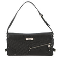 Dior Street Chic One Shoulder Bag Black Canvas Leather