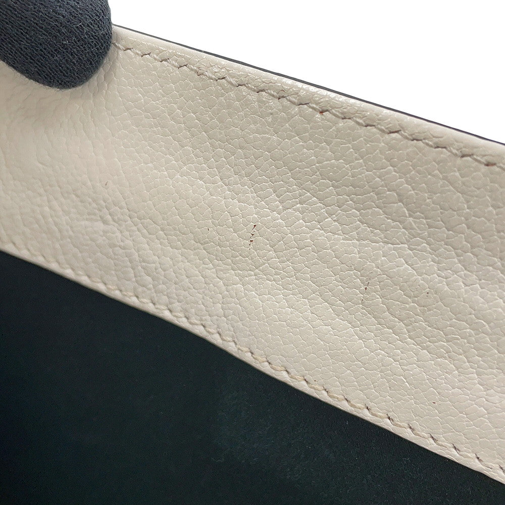 MIUMIU Madras Square Tote 2-Way Bag White5BA231_2AJB_F0009 Leather