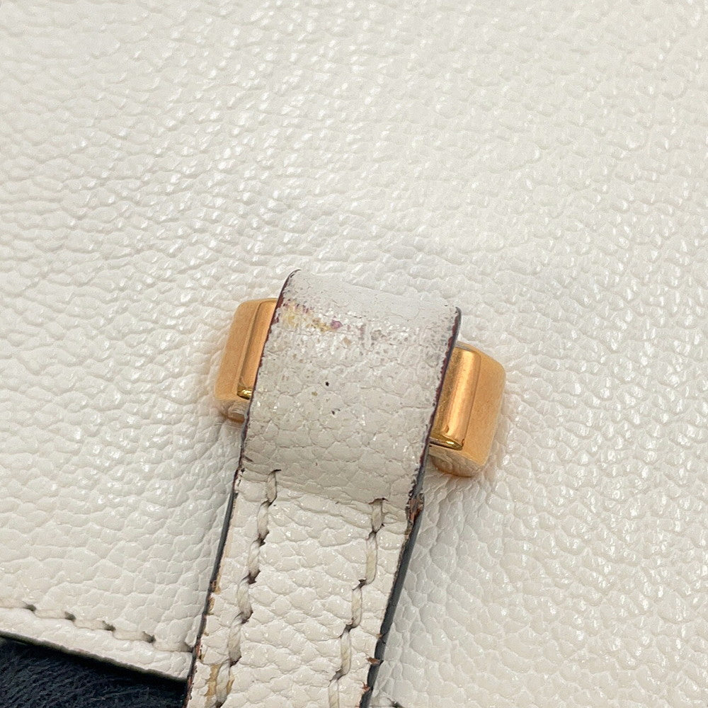 MIUMIU Madras Square Tote 2-Way Bag White5BA231_2AJB_F0009 Leather