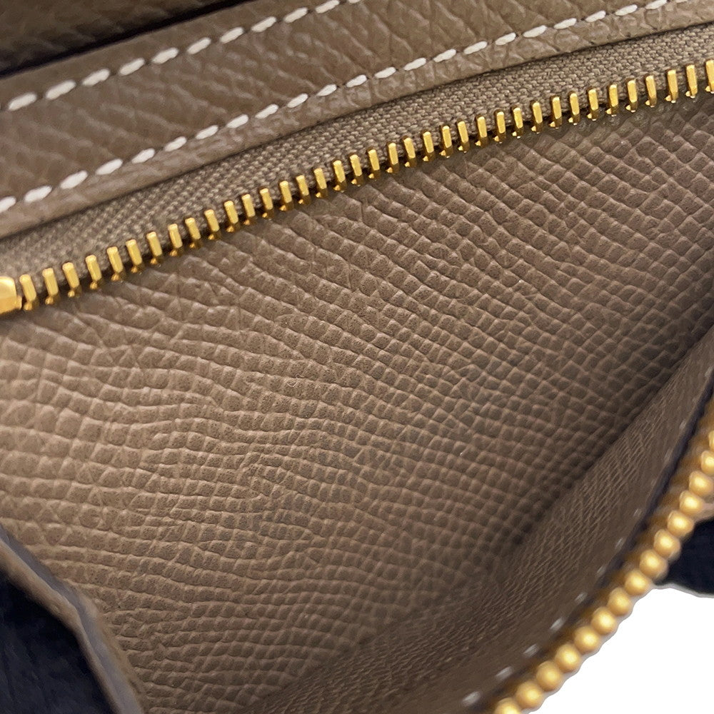 HERMES Bean Combine Verso Etain/Etoupe Epsom