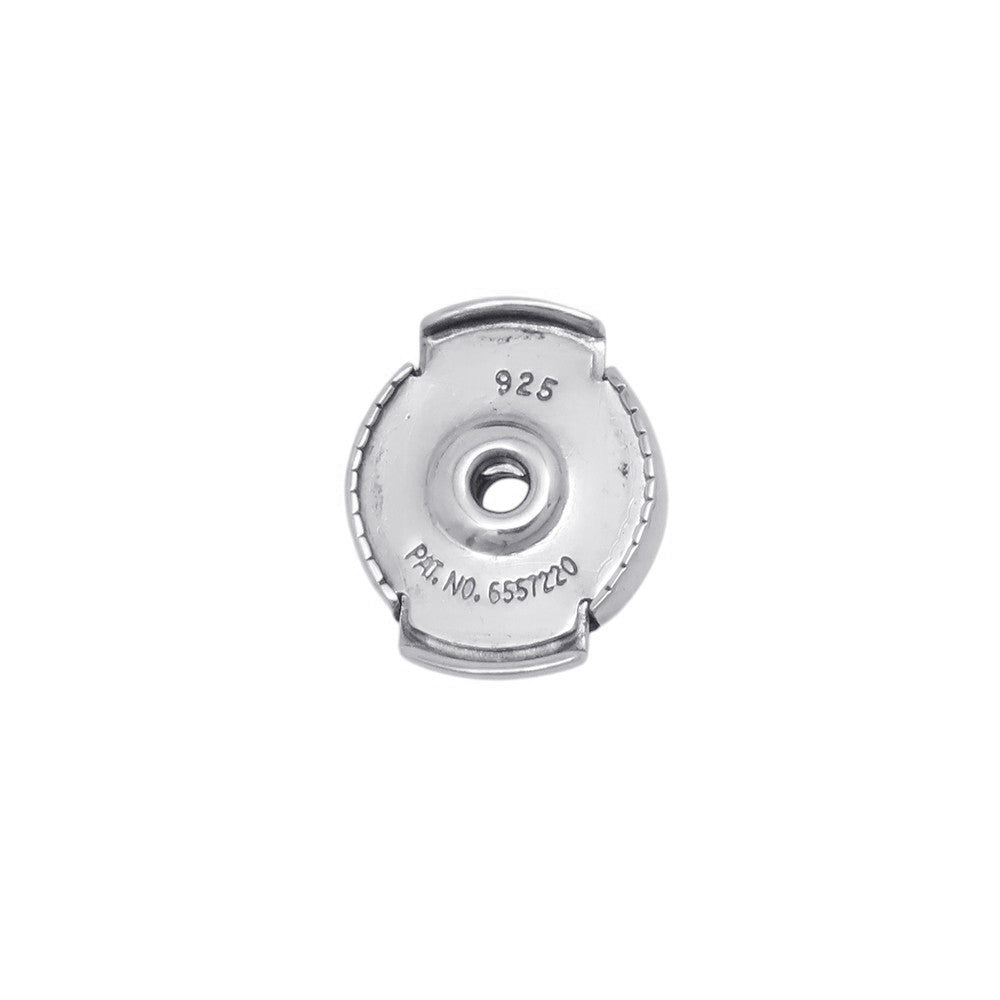 HERMES Exlibris Hoop Earrings SV925 K18PG