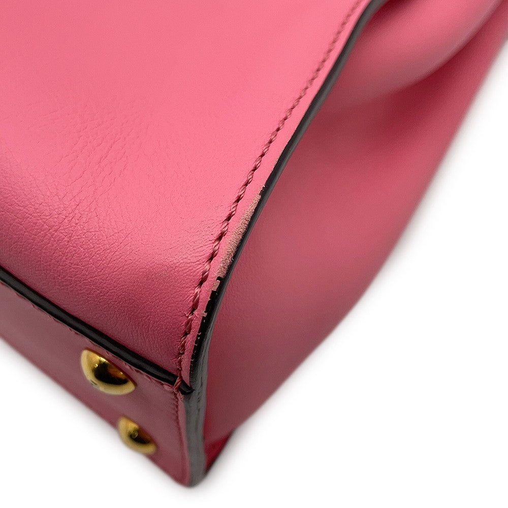 FENDI Peekaboo Pink8BN290 Leather Size regular