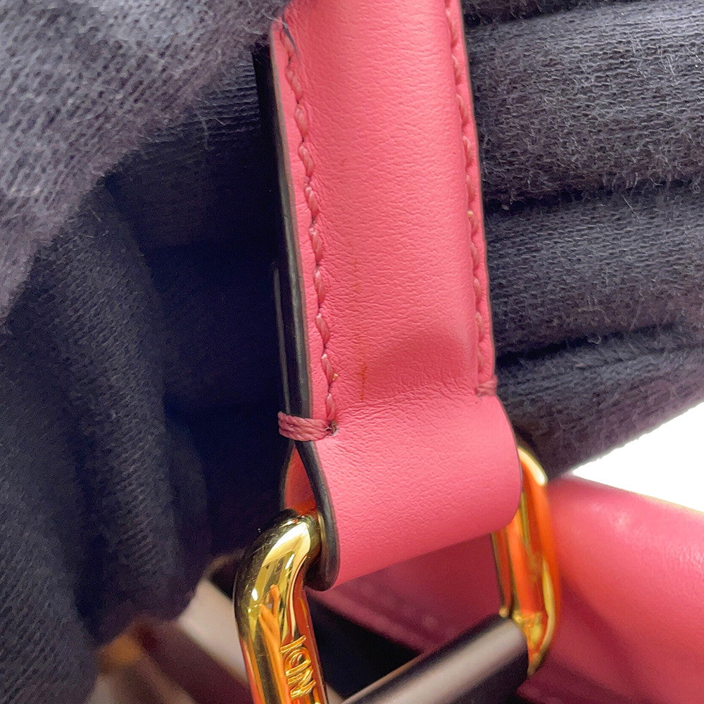 FENDI Peekaboo Pink8BN290 Leather Size regular