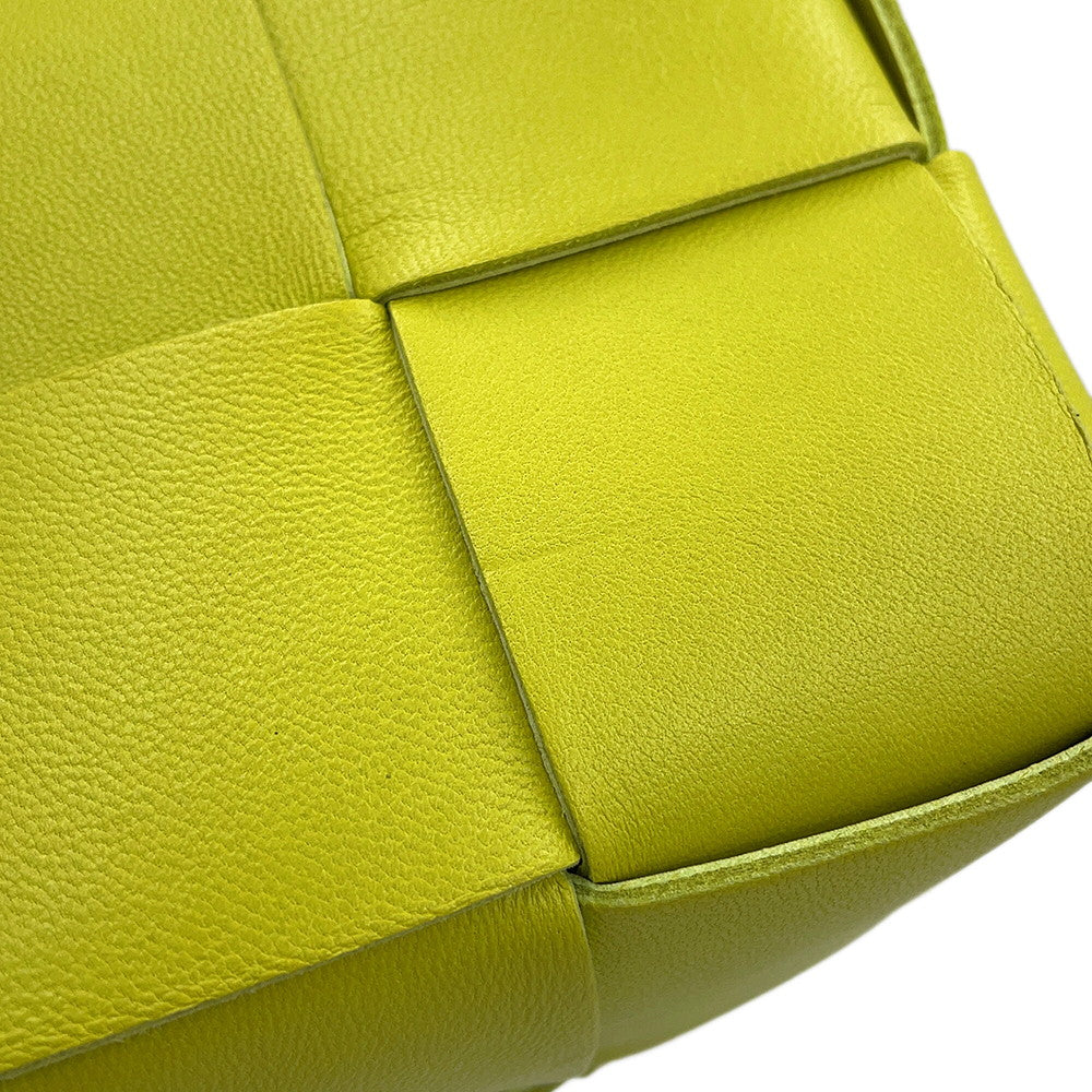 Bottega Veneta Cassette Bucket Bag Pistachio Green680217 Leather Size Mini