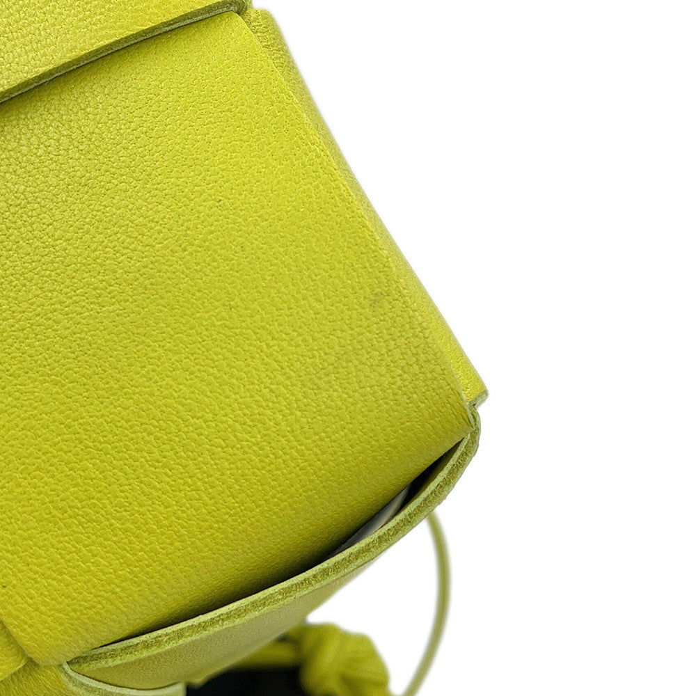 Bottega Veneta Cassette Bucket Bag Pistachio Green680217 Leather Size Mini
