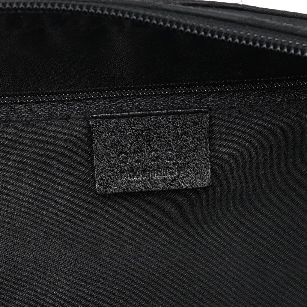 96049 Black GG Nylon Tote Bag