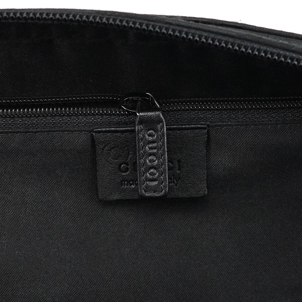 96049 Black GG Nylon Tote Bag