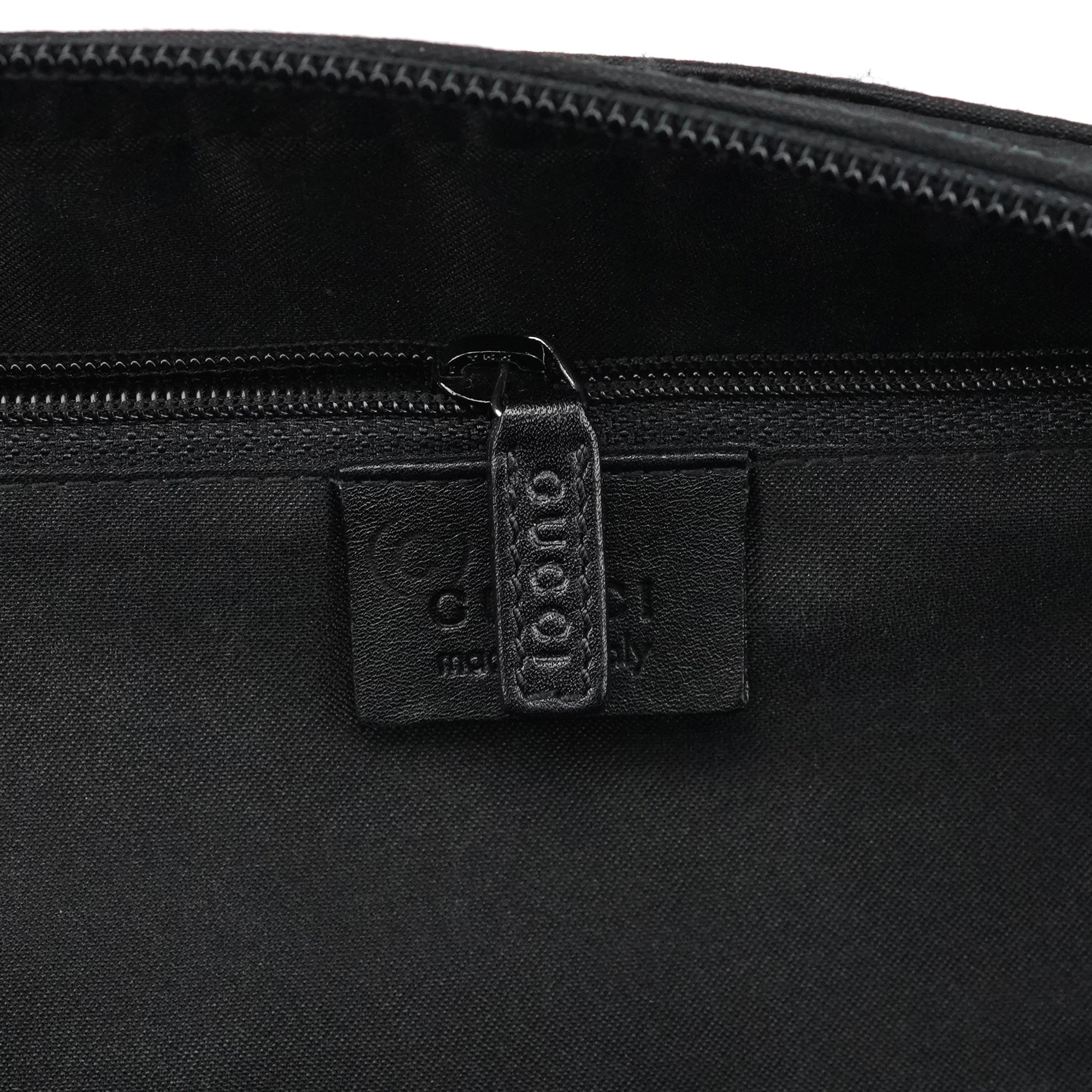 96049 Black GG Nylon Tote Bag