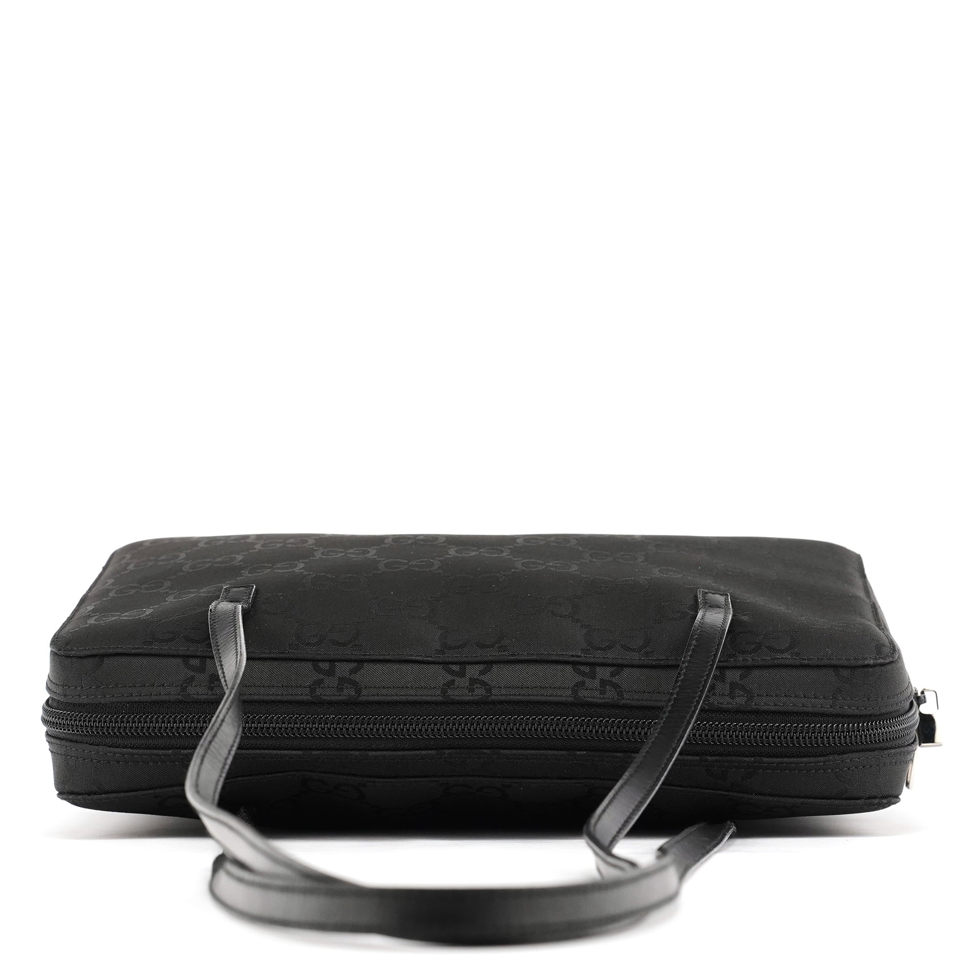 96049 Black GG Nylon Tote Bag