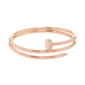 CARTIER Juste Un Clou Bracelet Double Diamond Size 19N6708419/N6708400 18K Pink Gold