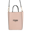 FENDI Shopping bag (2-way bag) Pink/Black8BH382 ADP6 Leather Size Small