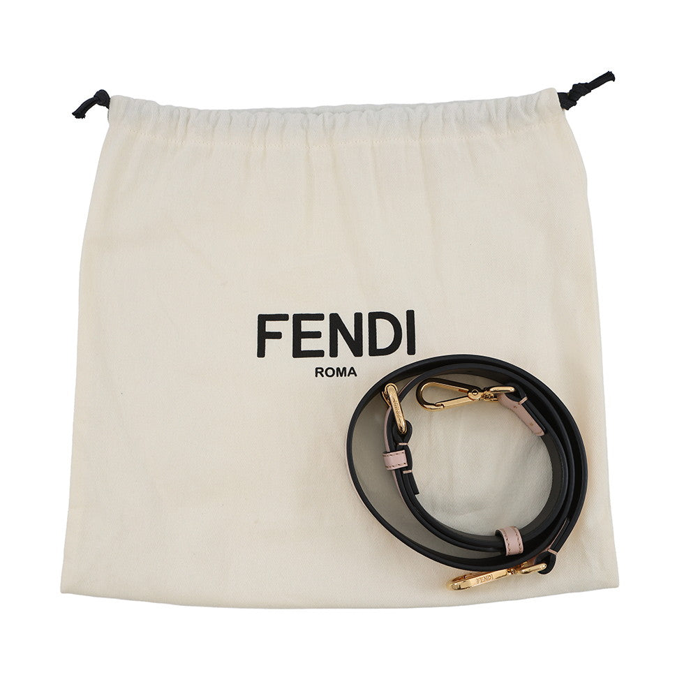 FENDI Shopping bag (2-way bag) Pink/Black8BH382 ADP6 Leather Size Small