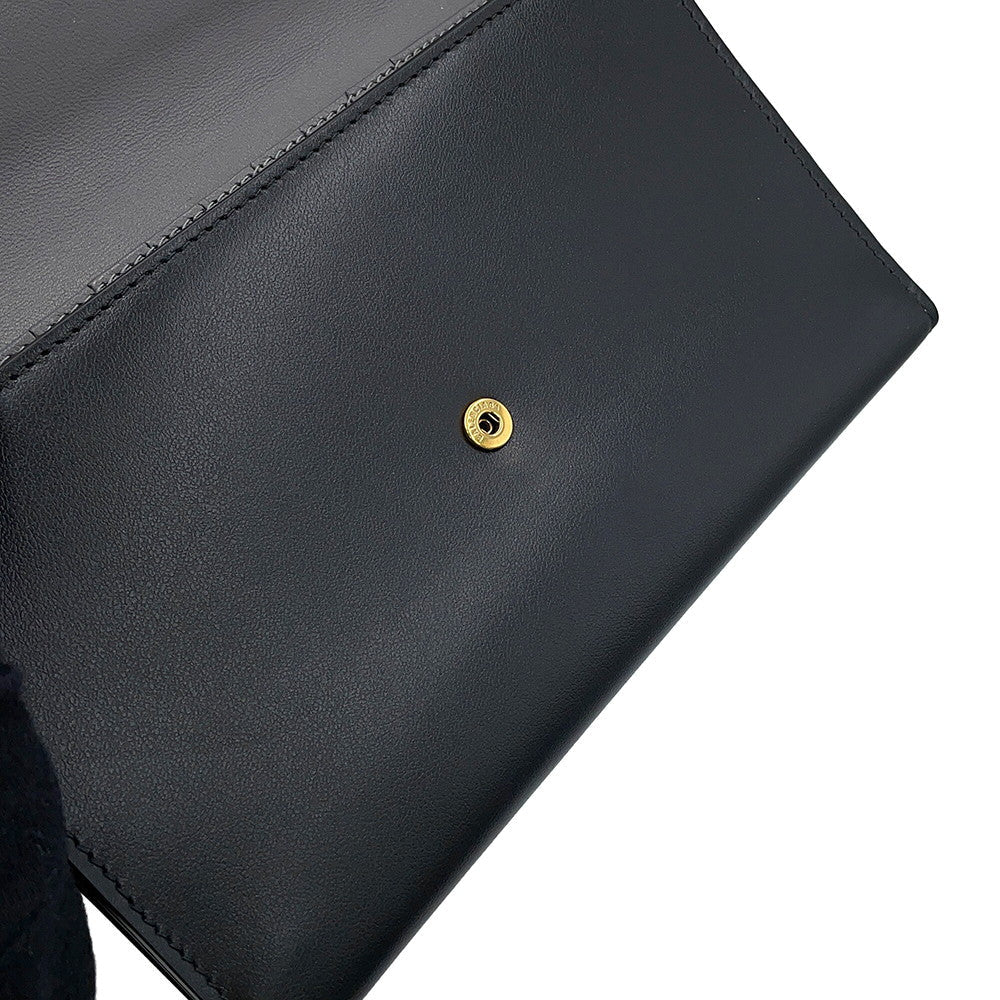 BALENCIAGA Envelope Slim Long Wallet Black7432202AABY1061 Calf Leather