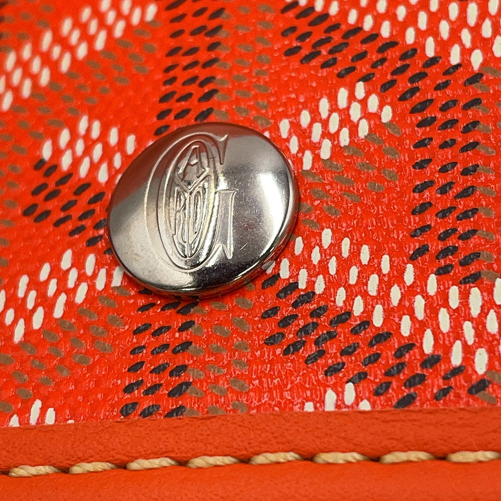 GOYARD Anju OrangeANJOUSPMLCG07TY07P PVC Leather Size PM