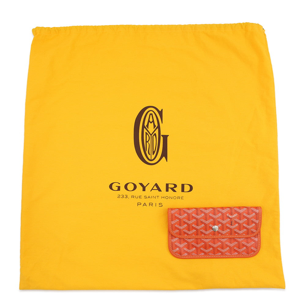 GOYARD Anju OrangeANJOUSPMLCG07TY07P PVC Leather Size PM