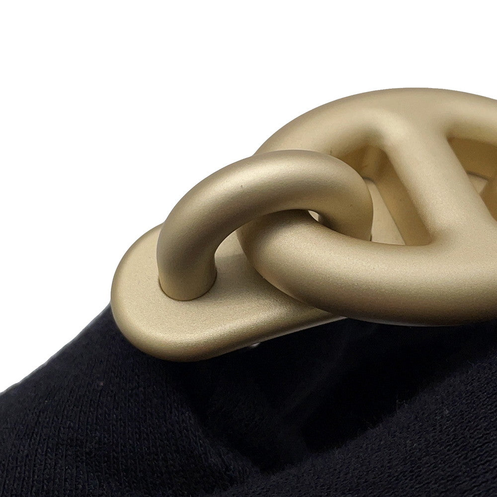 HERMES Baretta Tri Maillon Size GM Gold Aluminium