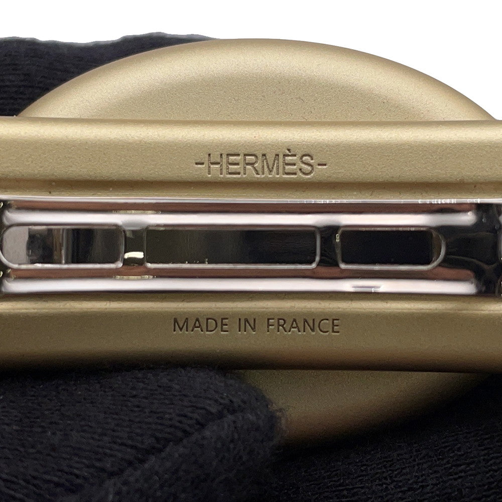 HERMES Baretta Tri Maillon Size GM Gold Aluminium
