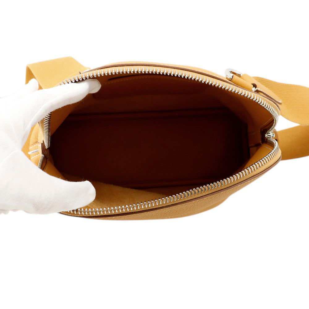 HERMES Bolide Messenger Natural Sable Togo Leather