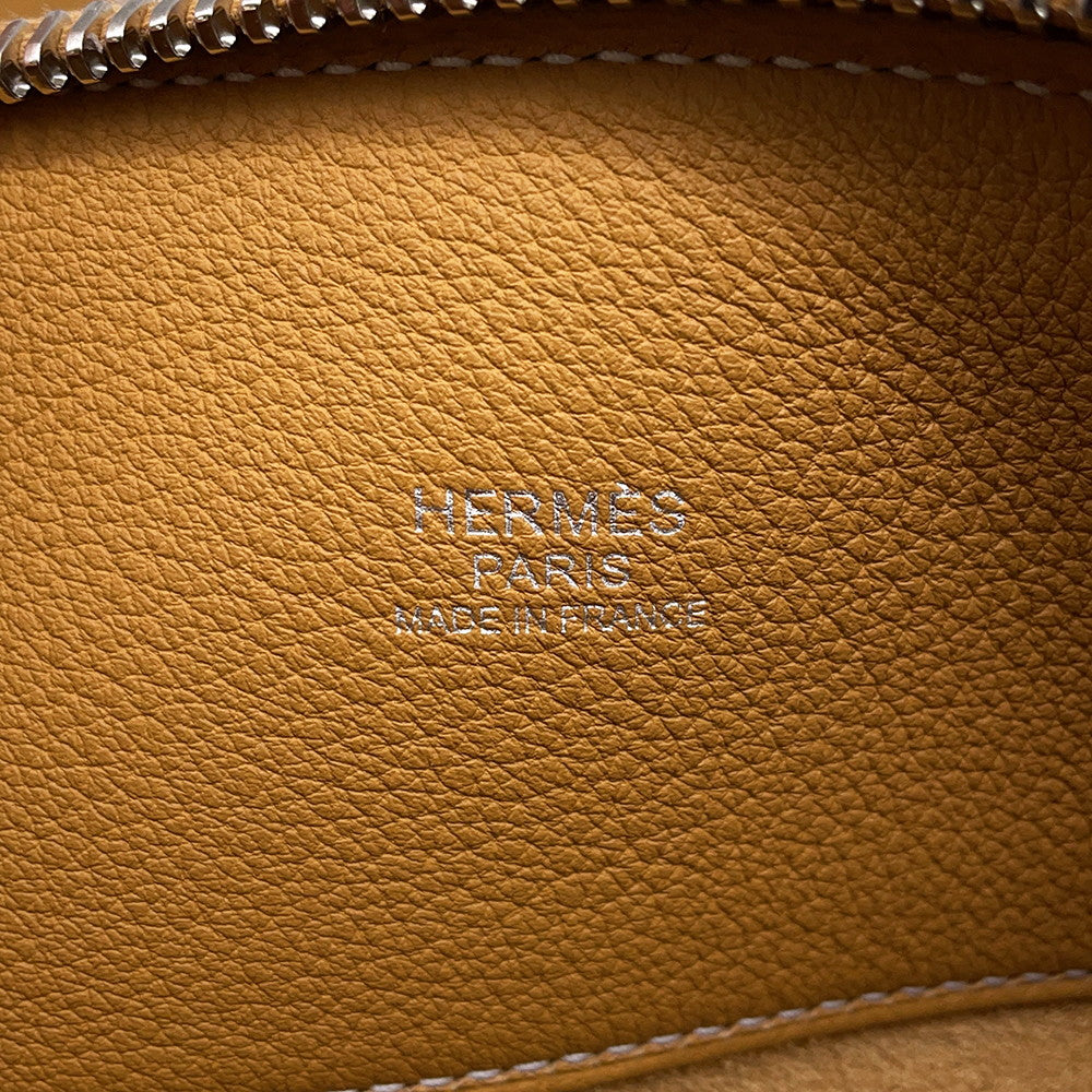 HERMES Bolide Messenger Natural Sable Togo Leather