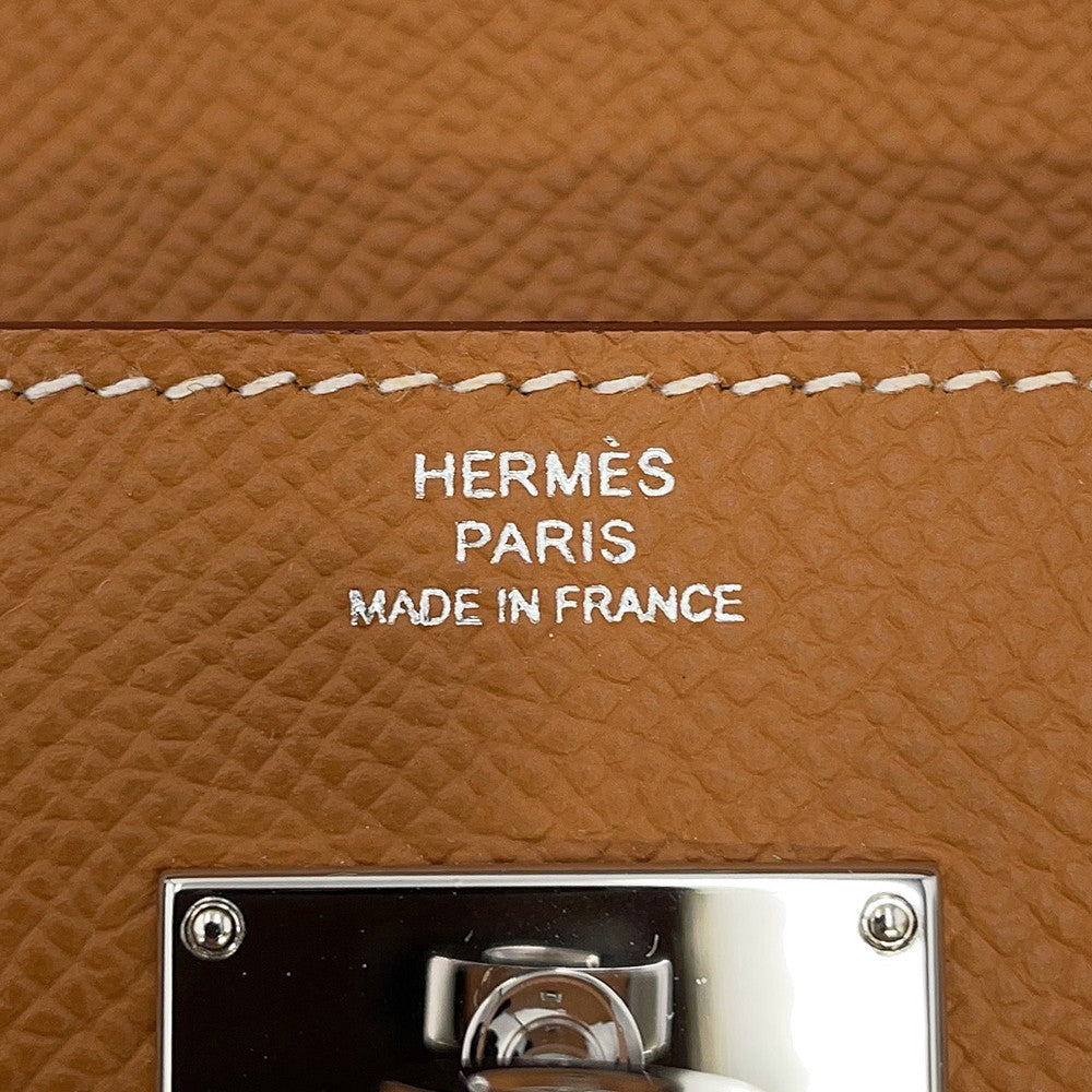 HERMES Kelly Wallet Long Gold Epsom