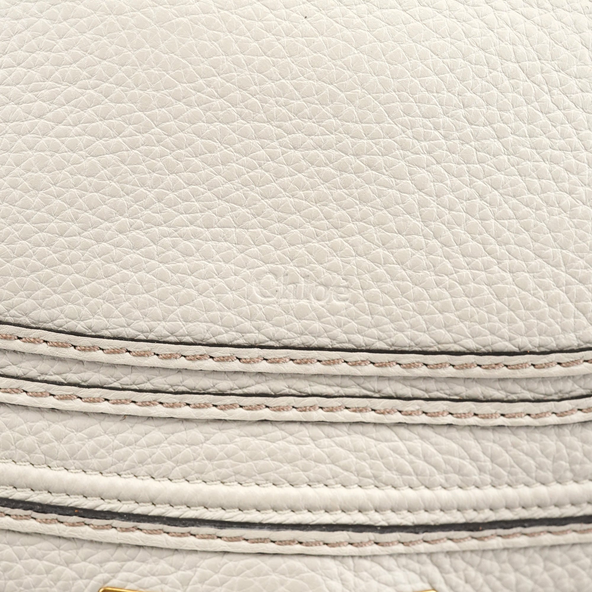 Light Grey Leather Marcie 2-Way Bag