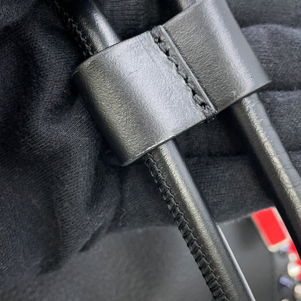 Christian Louboutin Explorer Funk Studded Backpack Black3215038 Leather Size Small