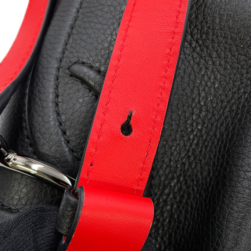 Christian Louboutin BY MY SIDE bucket bag Black3235080CM53 Leather