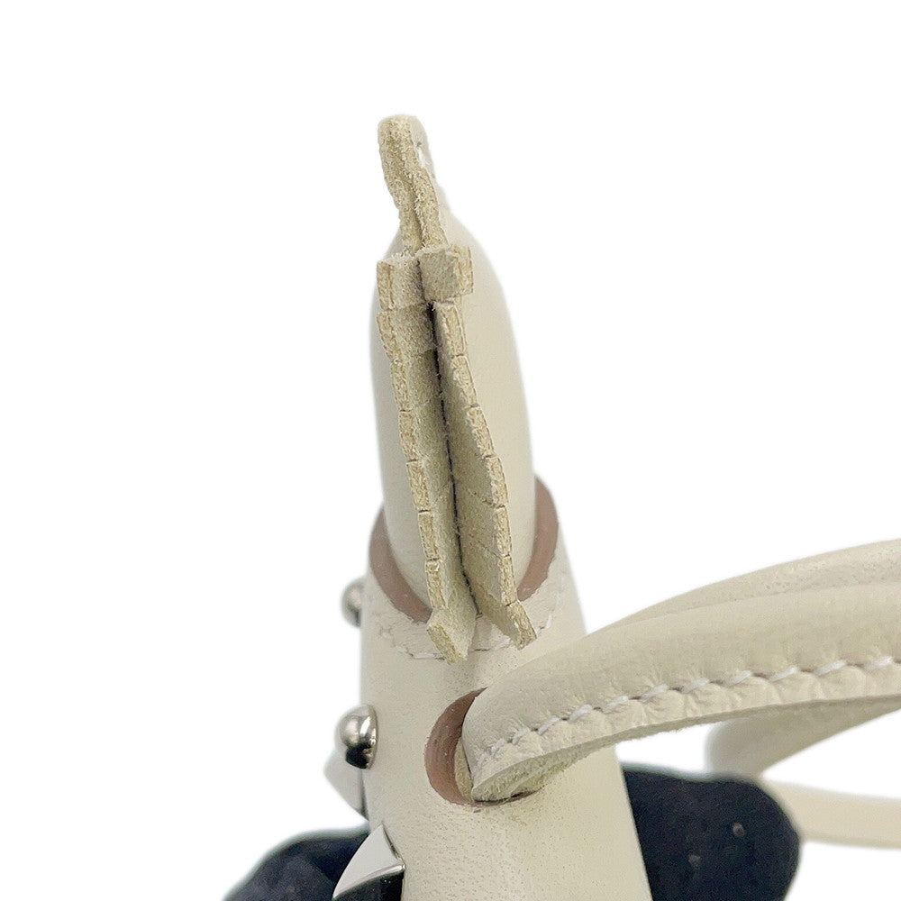 HERMES Rodeo Rodeo Rock Craie Lambskin Swift Leather Size PM