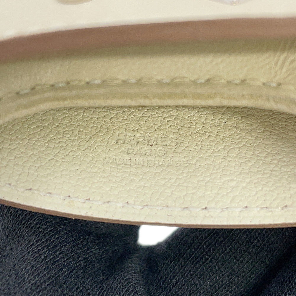 HERMES Rodeo Rodeo Rock Craie Lambskin Swift Leather Size PM